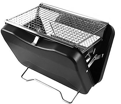 Kliplinc Tisch-Grill-Koffer, Grill, Holzkohle-Herd, Robustes Outdoor-Camping-Picknick-Kochgeschirr f¨¹r Terrasse und Hinterhof, ?