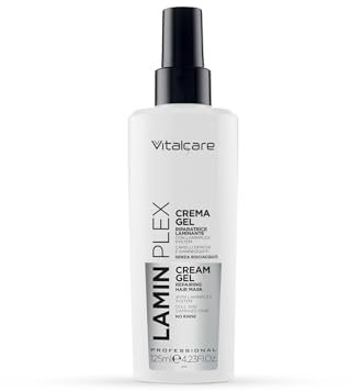 VITALCARE | Laminplex Crema Gel Riparatrice Laminante, Laminplex System, per Capelli Opachi e Danneggiati, 125 ml