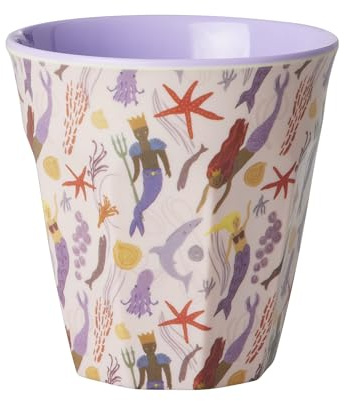 Rice Trinkbecher Melaminbecher aus 100% Melamin Meerjungfrau Mermaid Print Medium