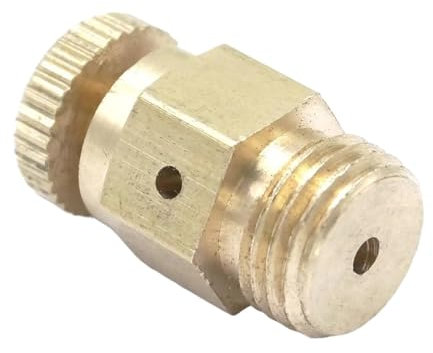 Aqxyki 1/8 Zoll 1/4 Zoll Manuelles Abluftventil Entlüftungsventil Belüftungsventil for Heizung(1/8)