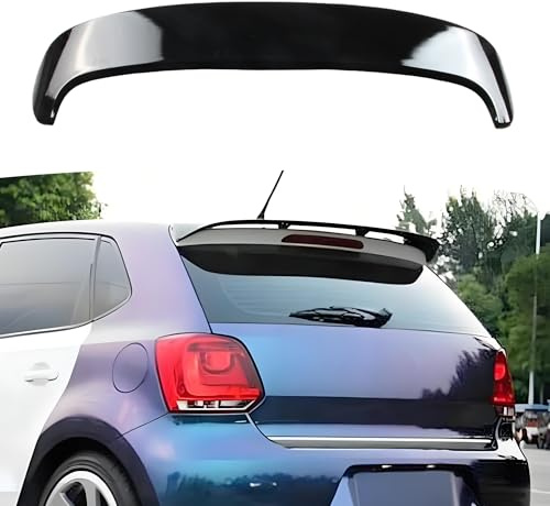 MUTUSAISI Rear Window Roof Spoiler Tailgate Boot Wing Fit For Volkswagen VW Polo MK V MK5 6R 6C Hatchback 2009-2017 BlueMotion/Match/Moda/S/SE/SEL/TDI/TSI Sport Style Accessories