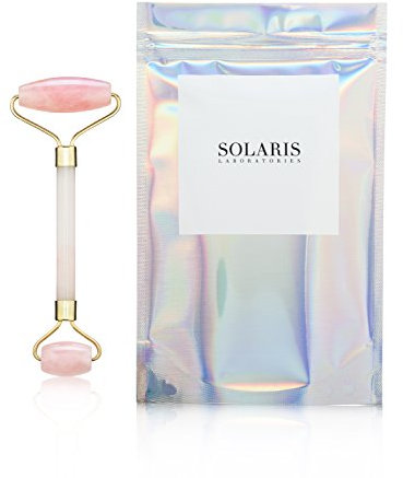 Solaris NY Rosenquarz Gesichtsroller – Premium Qualität
