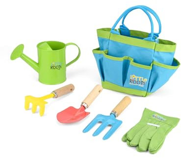 Little Roots BGG1653 Kids Tool Kit Bag, Toy Tool Box Set for Children, Multi-Colour