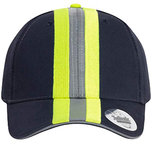 FIRE & FIGHT Streetwear Basecap Feuerwehr & Rettungsdienst Reflexstreifen Design | Farbe Navy