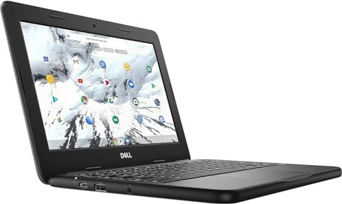Dell Chromebook 11 3100 Celeron N4000 2.6 GHz 4GB 32GB eMMC AC BT WC 11.6 HD MT Chrome OS (Renewed)