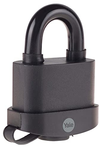 Yale - Y220B/71/130/1 High Security 71mm Weatherproof Padlock - Open Hardened Steel Shackle - 3 Keys