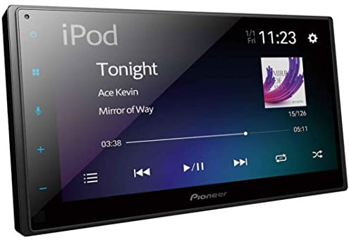 Pioneer SPH-DA160DAB Mechafree 6.8” Capacitive touchscreen multimedia player with Apple CarPlay, Android Auto and USB Mirroring for Android. Bluetooth, DAB/DAB+ Digital Radio, 13-band GEQ.