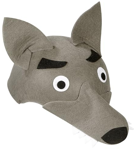 W WIDMANN MILANO Party Fashion - Chapeau d'animal pour enfants, en feutre, masque, costume d'animal, anniversaire d'enfant, carnaval