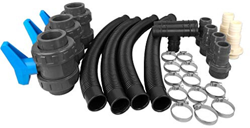 LionFlex Bypass Set Deluxe NOGLUE Pool Schwimmbad Wärmepumpe Solaranlage Poolheizungen Teich