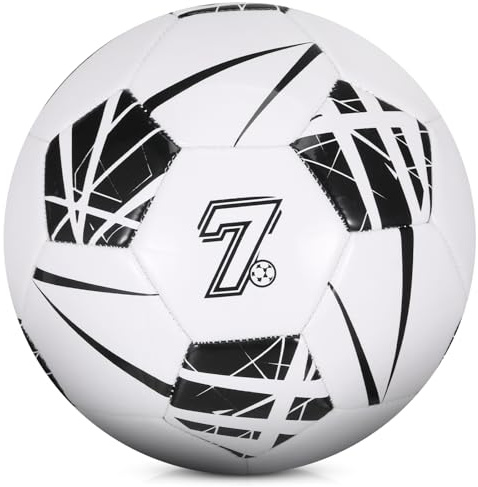 KWJEIULSOQ Fussball Grösse 5, Fußball für Kinder und Erwachsene