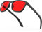 Bloomoak-99% Gafas de bloqueo de luz azul-Gafas para juegos-Antideslumbrantes-Antifatiga-TR90-Adecuado para pantallas, juegos, tvs, teléfonos móviles (True Dark Red - 100% - Sleep Master)
