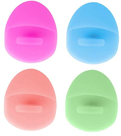 VALICLUD 2pezzi Spazzola Detergente Per in Silicone Strumento Portatile Per Pulizia Esfoliante e Massaggio Rimuove e Sporco Ergonomica Per Presa Comoda