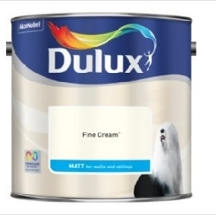 Dulux Matt 2.5L Fine Cream
