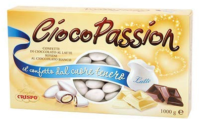 CONFETTI CRISPO - CIOCOPASSION | 1 KG (Classico Bianco)