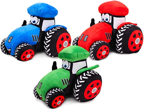 Toyland® 21 cm (8 Zoll) Plüsch-Traktor - 1 nach dem Zufallsprinzip - Dekoration für Jungenschlafzimmer