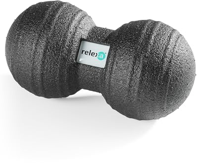 Relexa Twinball 8cm | Ideal Zur Massage Bei Rückenschmerzen & Als Ergänzung Zum Fitness-Training - Angenehmes Material & Recyclebar