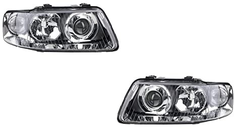 Johns, Jeu de phares compatibles avec les phares Audi A3 (8L) 09/00-05/03 H7/H1 Set gauche et droite