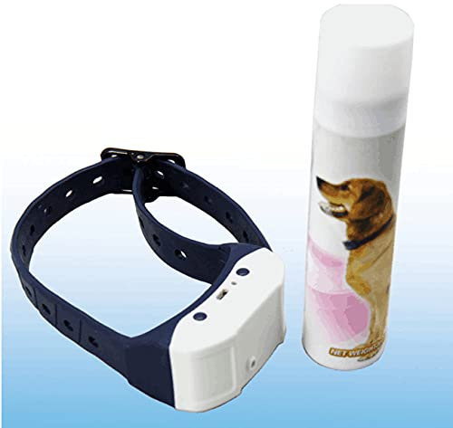 Collare Antiabbaio per Cani, Collare Antiabbaio a Spruzzo con Incluso Spray con Profumo di Limone,CollareAntiabbaio per Cani alla Citronella