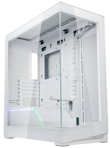 Phanteks NV5 (PH-NV523TG_DMW01) Chasis de Torre Media, Alto Rendimiento de Flujo de Aire, iluminación D/A-RGB integrada, diseño de Vidrio Templado sin Costuras, 8 Posiciones de Ventilador, Color