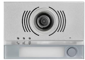 Frontalino Urmet Alpha per posto esterno video 1 pulsante grigio - 1168/141G