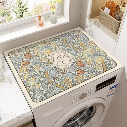 Housse De Machine à Laver 60 X 50 Cm Protege Machine A Laver Universelle Douce Et Découpable Convient Pour Machines à Laver Sèche-Linge Cuisines Camping-Cars Salles De Bains (Couleur 2,60 x50 cm)