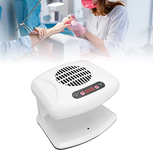 Asciugatore per Smalto Ad Aria, Asciugatore per Unghie con una Sola Mano Caldo e Freddo Sensore Automatico Ventilatore per Unghie Asciugacapelli per Manicure (Spina europea