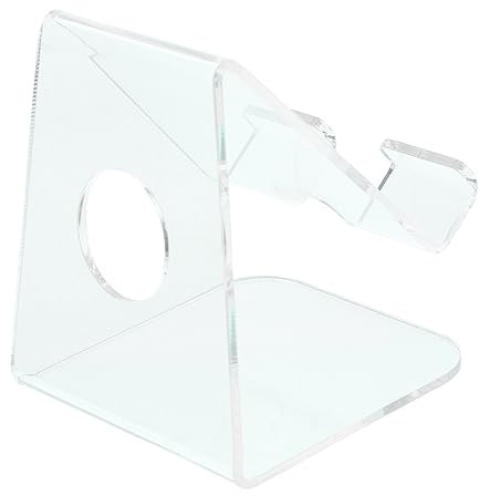 KITANDOVE Handyhalter Schreibtisch Tisch-smartphonehalter Telefonständer Aus Acryl Elegante Ausstellungsständer Für Büro Und Zuhause Praktische Unterstützung Für Mobiltelefone