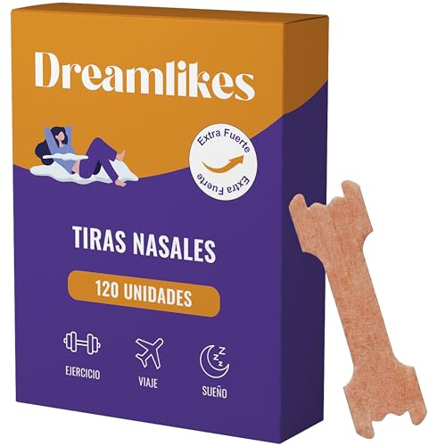 Tiras Nasales Antironquidos, 120 Tiritas Nasales Para Respirar Mejor Por La Nariz Y Evitar Los Ronquidos, Tiras Para Dormir Deporte y Congestión Nasal, Antirronquidos, Nasal Strips, Nose Strips