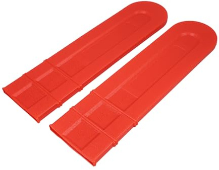 Kettensägenscheiden für 12-zoll Schiene und Kette, 2 Stück | Pe, Orange, Kratzfest, für Lagerung und Transport, Motorsägen Zubehör
