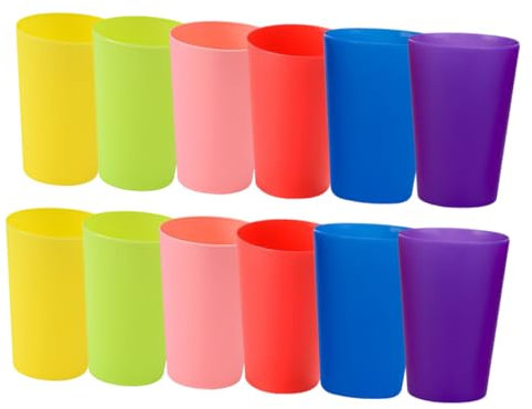 BESPORTBLE Stapelbecher Spielzeug Für Kleinkinder 12 Stück Bunte Zum Sortieren Zählen Und Lernen Fördert Feinmotorik Und Hand Auge Koordination Im Vorschulalter