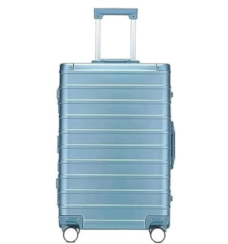 YIHANSS Valigie per bagagli da viaggio d'affari con valigie per bagagli con ruote in lega di magnesio in alluminio valigia controllata per bagagli (colore: f, dimensione: 24 pollici)