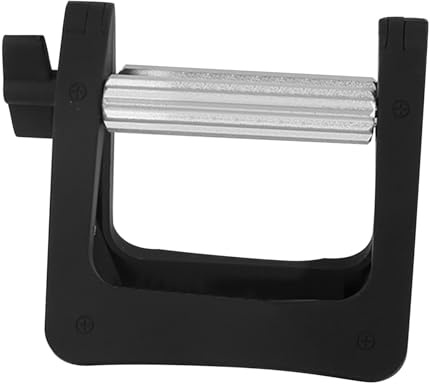 CALLARON Black Aluminum Alloy Toothpaste Tube Squeezer for Hand Cream Paint and Hair Dye Tubes Compact Portable Design for Bathroom Salon Use Easy Dispenser for Cosmetics and Ointments