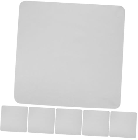 VANZACK Microfiber Cleaning Cloth for Eyeglasses and Camera Lenses Soft Grey, Effective Stain Removal, 6Pcs Pack for Electronics Screens