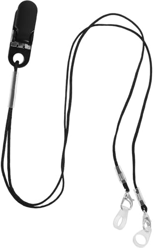 ibasenice Leichtes Hörgeräte Halteband aus Abs und Nylon mit Anti Verlust Clip zur Sicherung von Hörverstärkern für Aktive Senioren im Freien