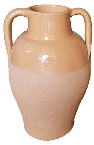 LANGELLA SMALTATA IN TERRACOTTA; ALTEZZA CM. 35 FATTA A MANO IN ITALIA.