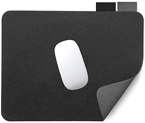 YingStar Alfombrilla de Ratón de Cuero PU Alfombrilla para Ratón Impermeable PU Leather Alfombrilla Raton Doble Cara 26 x 21 cm Mouse Mat Antideslizante Mouse Pad para Oficina PC Ordenador Juego