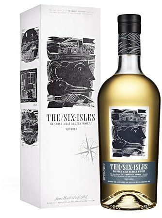 The Six Isles I Voyager I Blended Malt Scotch Whisky I Fruchtig, intensiver Geschmack I 700 ml I 46% Vol.