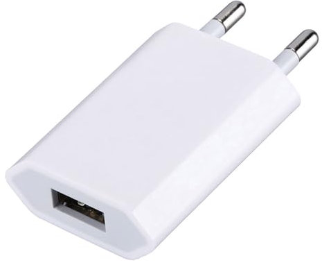 Caricatore USB,5V/1A,Alimentazione elettrica, Adattatore di ricarica,Presa USB per il telefono cellulare, orologio intelligente, auricolare,spazzolino da denti,rasoio,fotocamera