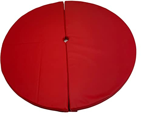 FORTISLINE Pole Dance Stangentanz Schutzmatte Sicherheitsmatte Faltbar (03. Rot)