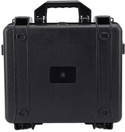 TOPINCN Metal Detector Protective Case, Waterproof Protective Hard Case with Snap Design, Handheld Hard Case Strong Cushioning Waterproof Dry Box with Foam Padding for Metal Detector