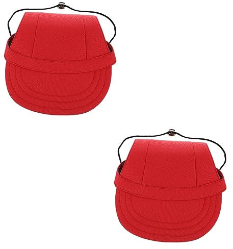 BESPORTBLE 2pcs Pet Dog Hat Baseball Style Outdoor Sun Protection Hats for Dogs Puppy Visor Cap