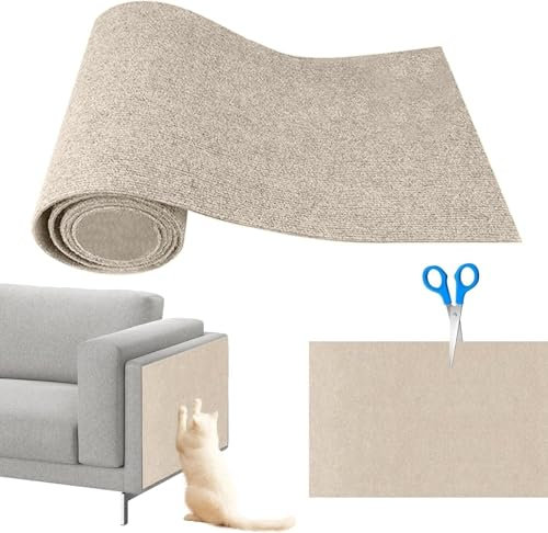 YJWZ 30 * 100cm Kratzmatte Katze Wand Selbstklebend Kratzschutz Sofa Katze Kratzteppich Ecke DIY Climbing Cat Scratcher Mat AntiKratz Tape Kratzpads Katzenkratzmatte