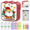 HuiJuKeJi Mini Drucker, Taschendrucker, Mini Fotodrucker für Smartphone, Sticker Drucker, Thermo Fotodrucker für Journal, Reisen Logo, Notizen, Journal, Liste, Memo (Christmas)