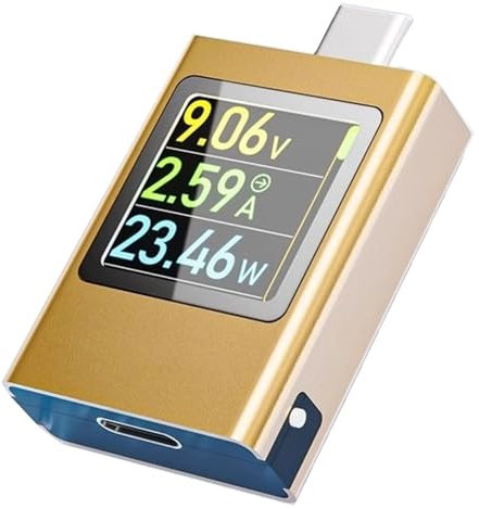 NOLOWY USB C Power Meter Tester Digital Multimeter for Voltages Current Testing, PD3.1 Type C Detector Fast Charging Detection