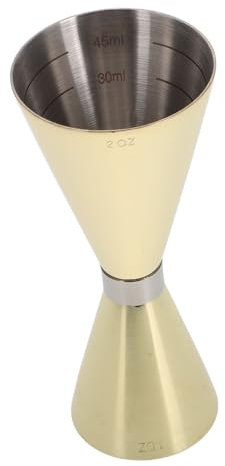 COLLBATH Misurino Per Cocktail in Acciaio Inossidabile Jigger Doppio Per Misurazione Liquidi Set Di Misurini Per Barman Con Scale Precise
