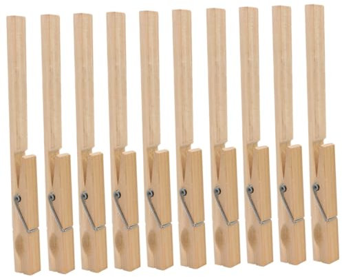 FELTECHELECTR 10stücke Holz Reagenzglas Halter Experiment Werkzeug Reagenzglas Zubehör Labor Zubehör Holz Clamp Werkzeug