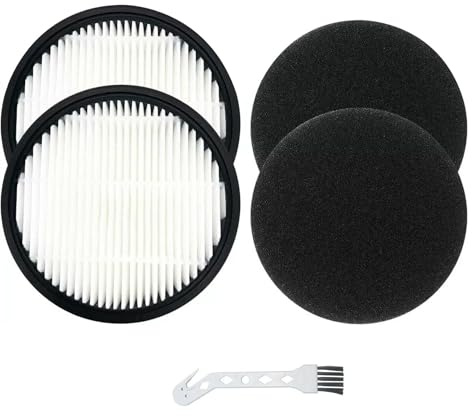 Hepa Filter ersättning för Laresar Elite 3 batteri dammsugarfilter, reservdelar för batteridammsugare, hållbar och kan tvättas (2 filter 2 svampar)