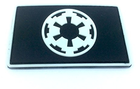 Imperial Forces Cog Cosplay Airsoft Paintball PVC Morale Patch (leuchtet im Dunkeln)
