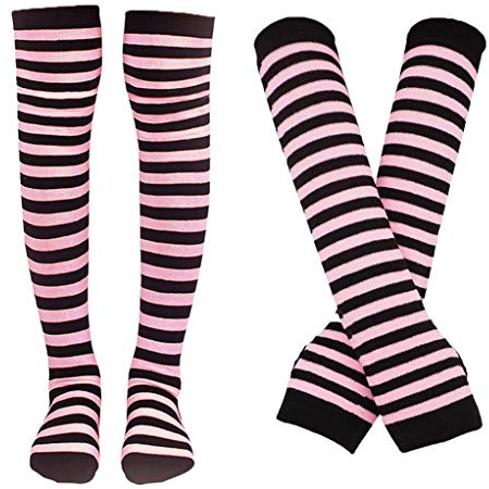 Bienvenu Damen Geeignet für Aktivitäten im Innen- und Außenbereich Fingerlose Strickhandschuhe (1er Pack)