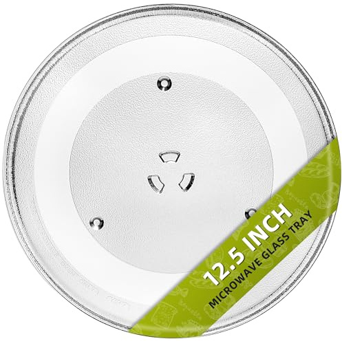 12.5 Microwave Glass Turntable Plate Fit for GE Microwave Glass Plate - Replace Microwave Glass Tray # WB39X10003 WB39X10002 W11367904 W10337247 AP6892124 - BY AMI PARTS